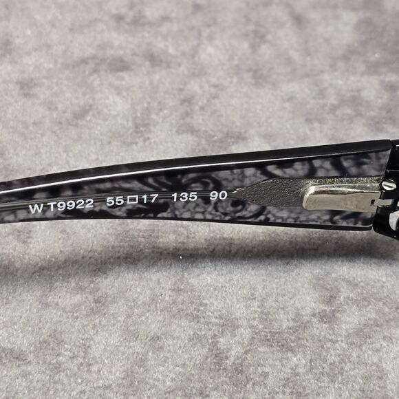 Easy Clip W T9922 Black 90W 55/17/135 Glasses & Removable Polarized Sun Clip Len - Picture 4 of 11